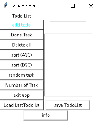 Python Tkinter todo list