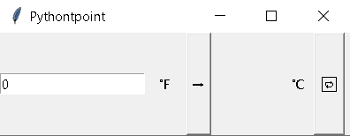 Python Tkinter temperature converter