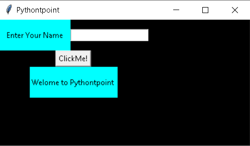 Simple project in python tkinter