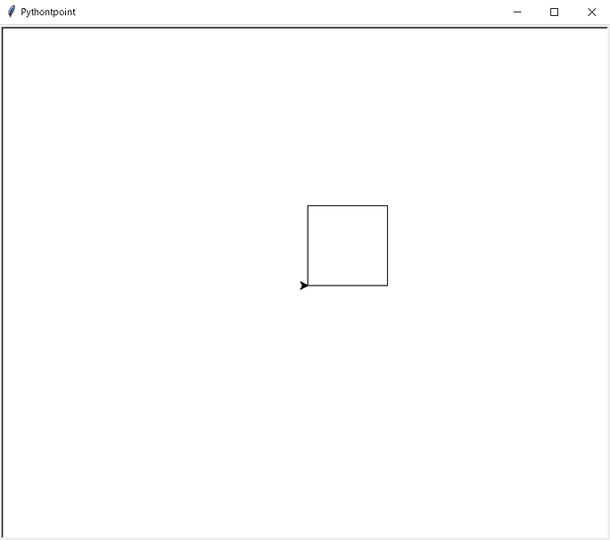 Python turtle square