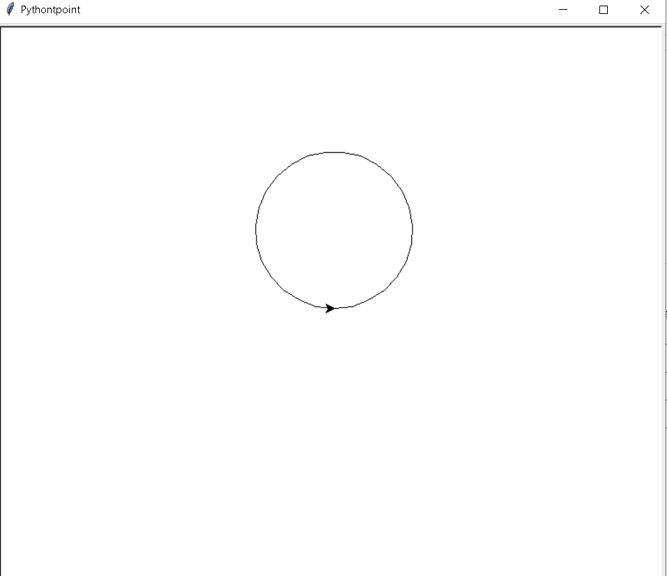 Python turtle circle code